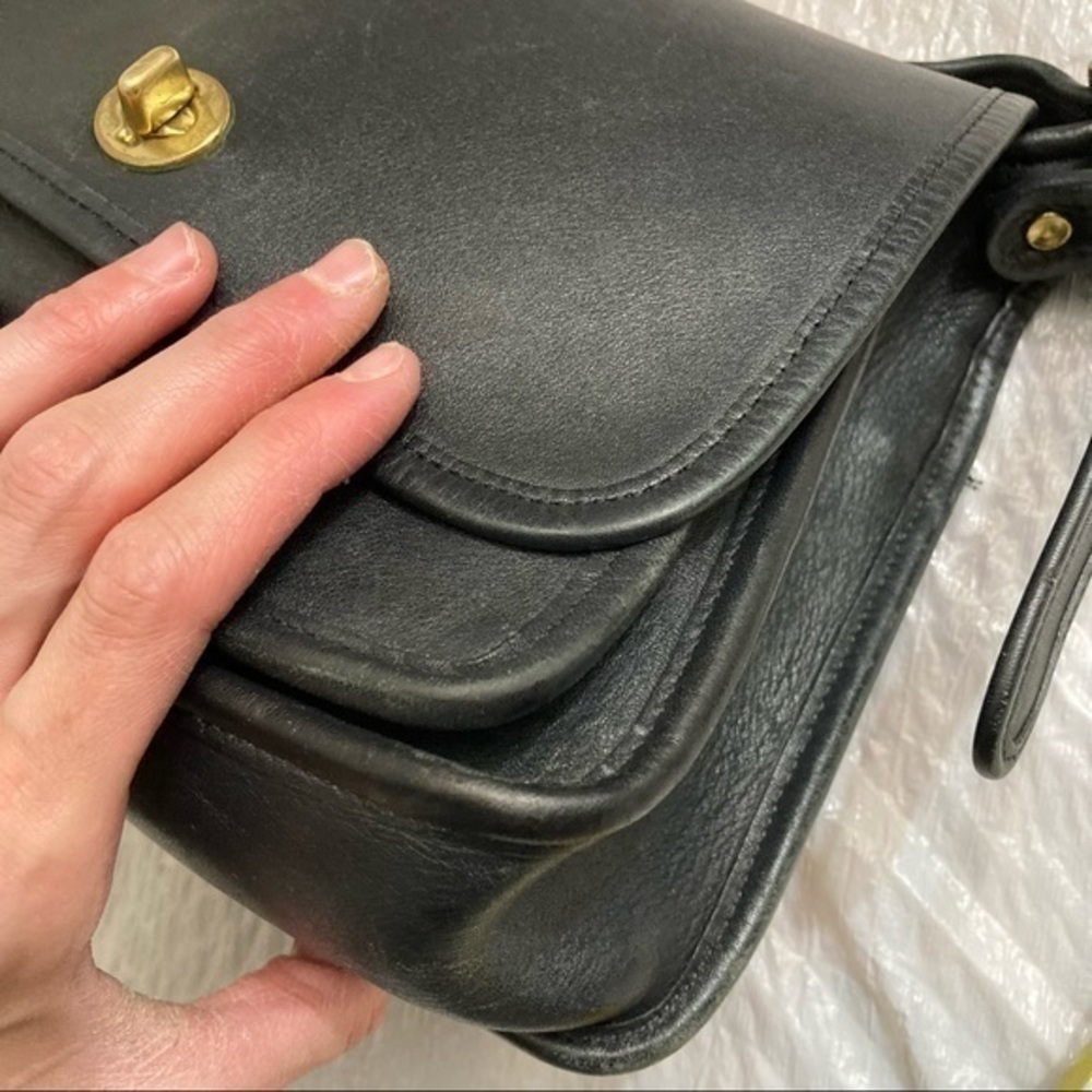Coach 9061 vintage black leather rambler bag - Picture 14 of 16